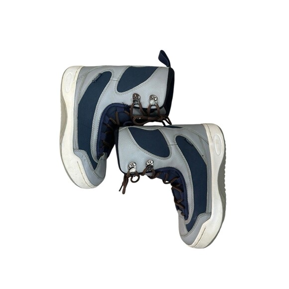 Vision Snowboard Boots Woman’s US 6 Gray & Blue Lace Up Snow Outdoor - Picture 6 of 7